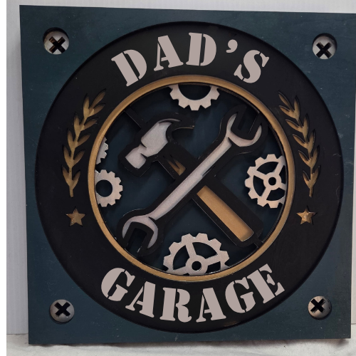 Sign for Dad's garage workshop